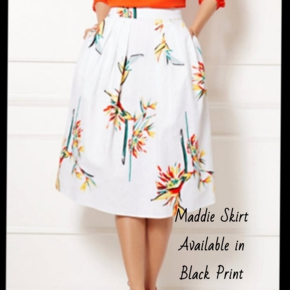 Eva Mendes Black bird of paradise Maddie skirt - Picture 13 of 13